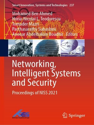 cover image of Networking, Intelligent Systems and Security